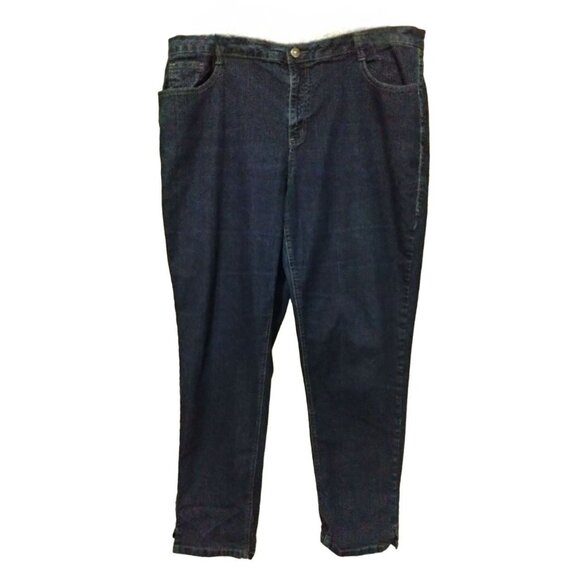 Jeanbay Embellished Denim Jeans With Intricate Back Pocket Design Plus Size 22W - Picture 2 of 7